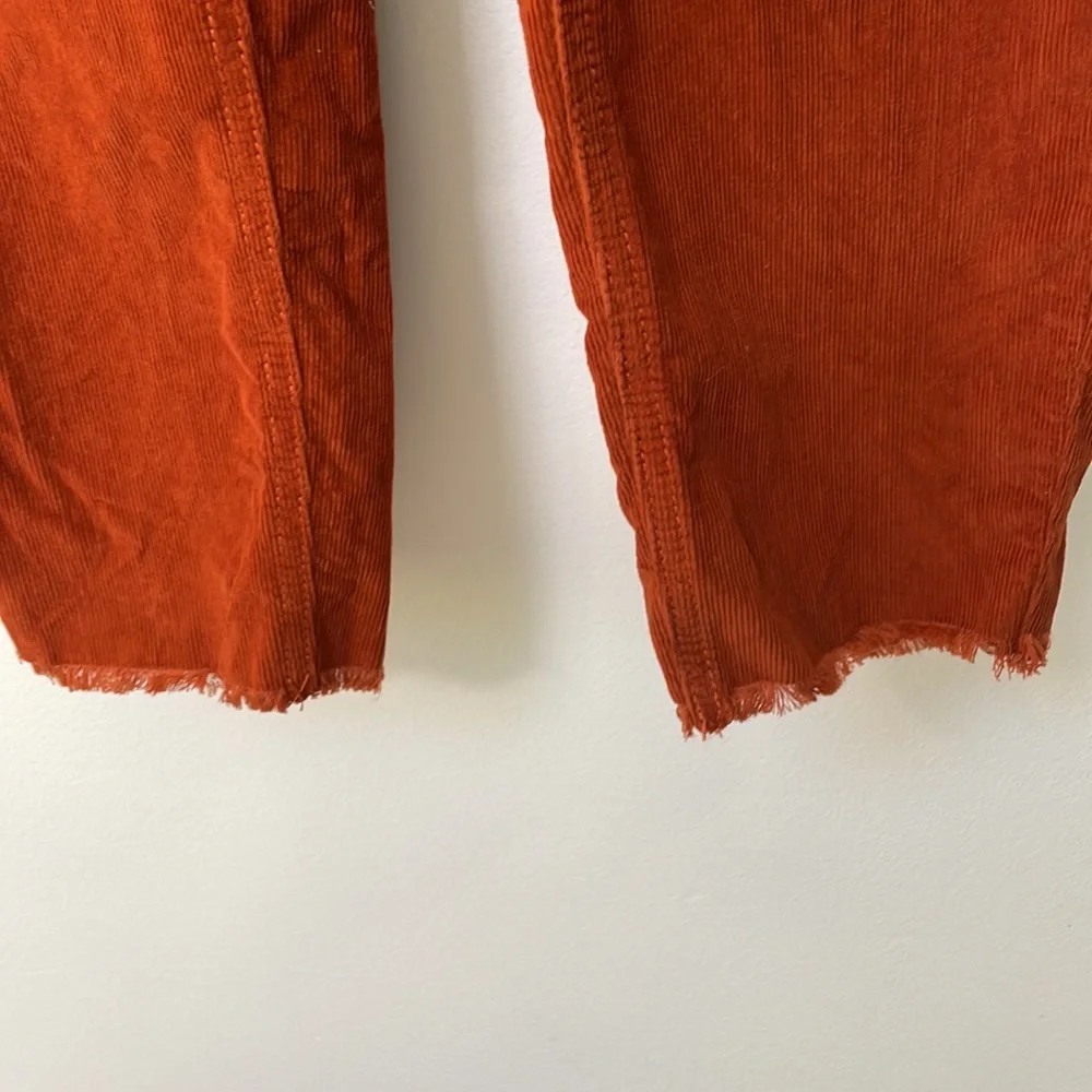 Free People We The Free Burnt Orange Corduroy Pants